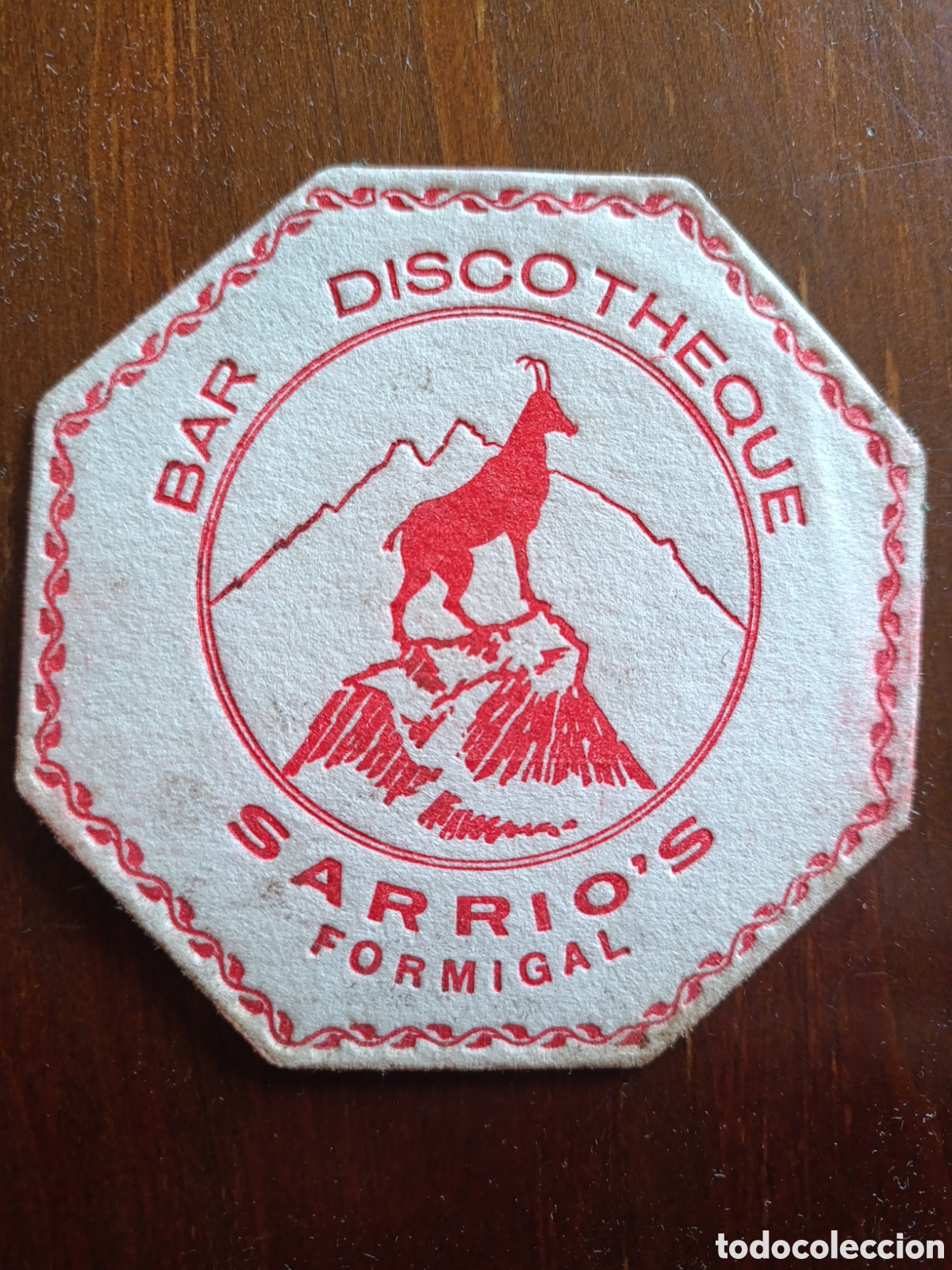Otros art&iacute;culos de coleccionismo en papel: BAR DISCOTHEQUE SARRIO'S FORMIGAL [ POSAVASOS A&Ntilde;OS 40-50 ]