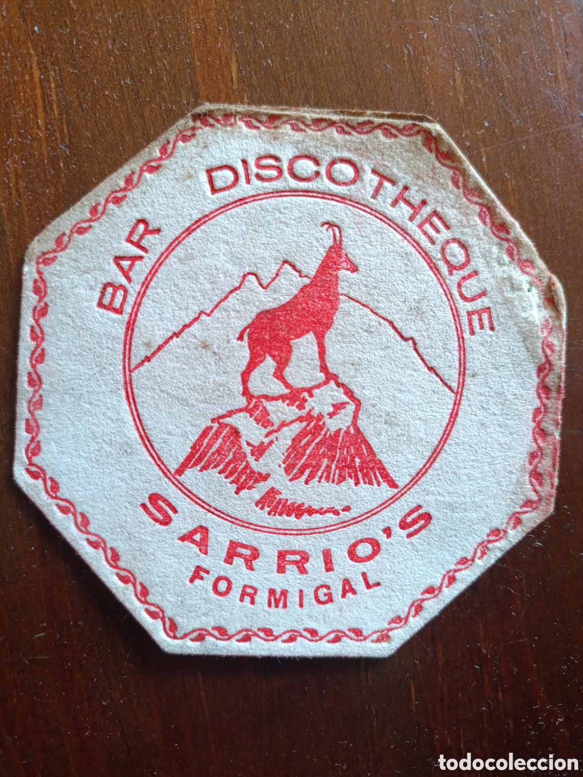 Otros art&iacute;culos de coleccionismo en papel: BAR DISCOTHEQUE SARRIO'S FORMIGAL [ POSAVASOS A&Ntilde;OS 40-50 ]