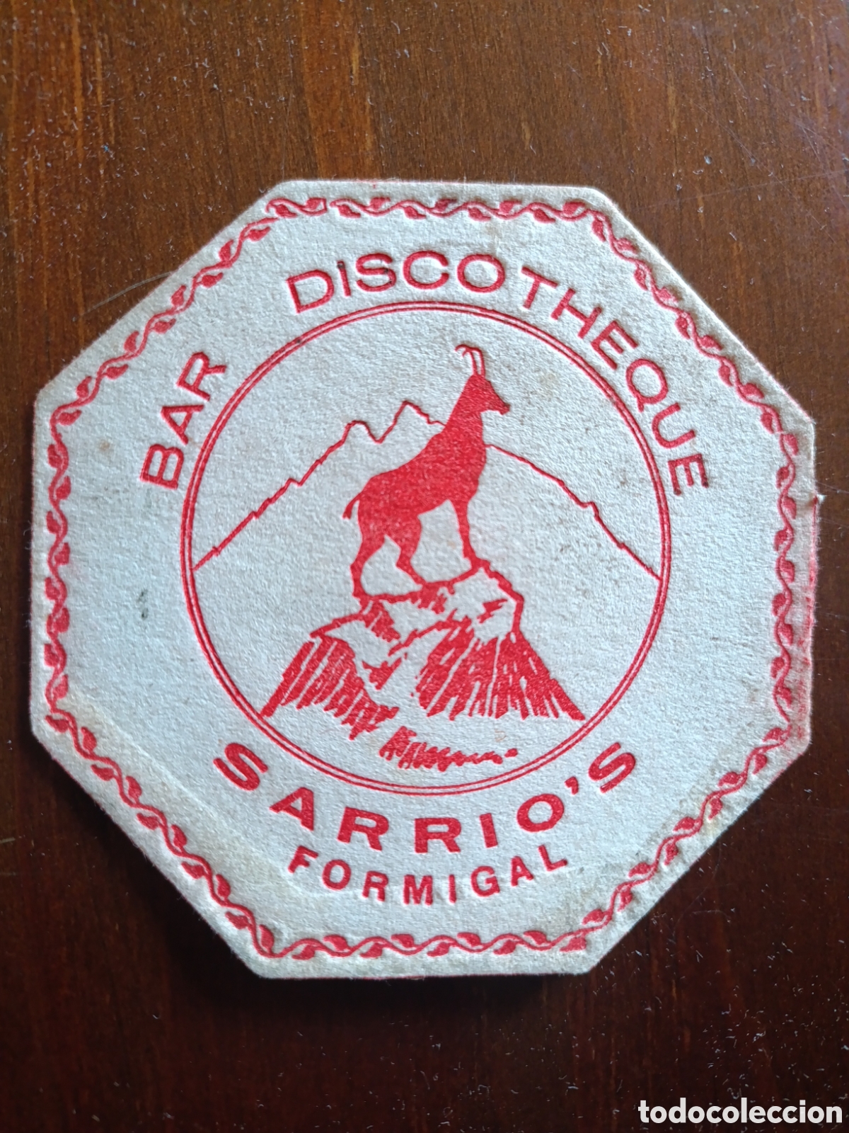 Otros art&iacute;culos de coleccionismo en papel: BAR DISCOTHEQUE SARRIO'S FORMIGAL [ POSAVASOS A&Ntilde;OS 40-50 ]