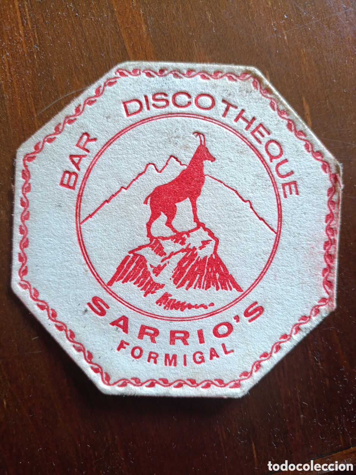 Otros art&iacute;culos de coleccionismo en papel: BAR DISCOTHEQUE SARRIO'S FORMIGAL [ POSAVASOS A&Ntilde;OS 40-50 ]