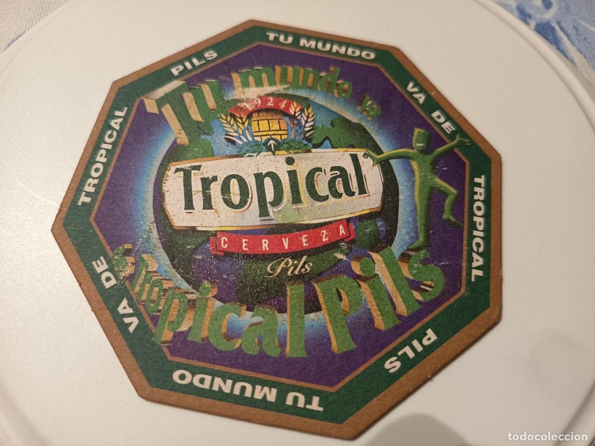 Otros art&iacute;culos de coleccionismo en papel: POSAVASOS CERVEZA TROPICAL