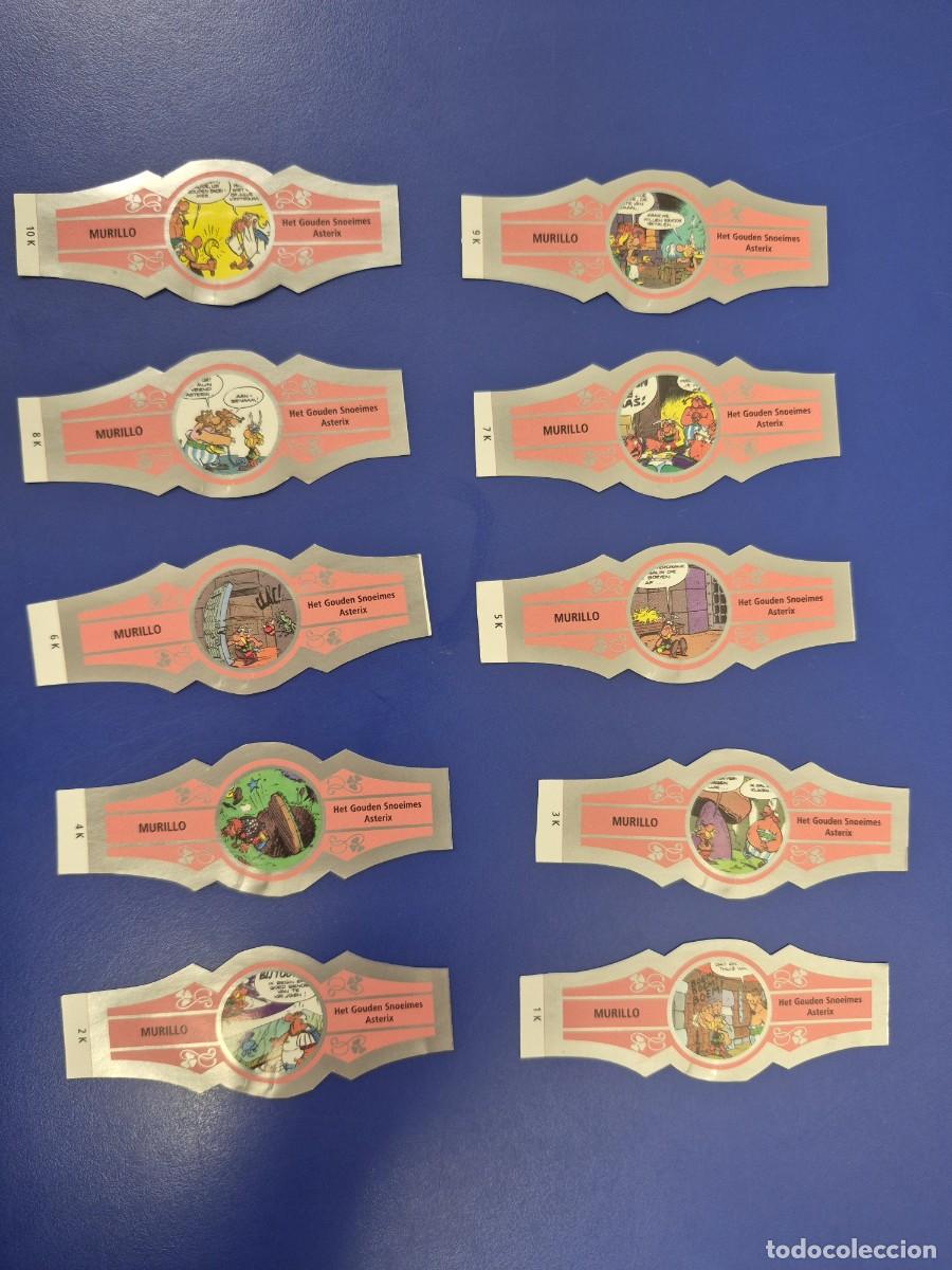 Otros art&iacute;culos de coleccionismo en papel: 10 VITOLAS MARCA MURILLO ASTERIX HET GOUDEN SNOEIMES SERIE COMPLETA
