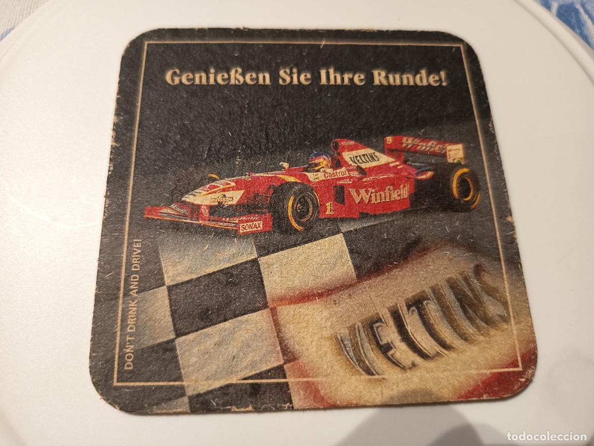 Otros art&iacute;culos de coleccionismo en papel: POSAVASOS CERVEZA VELTINS-FORMULA 1