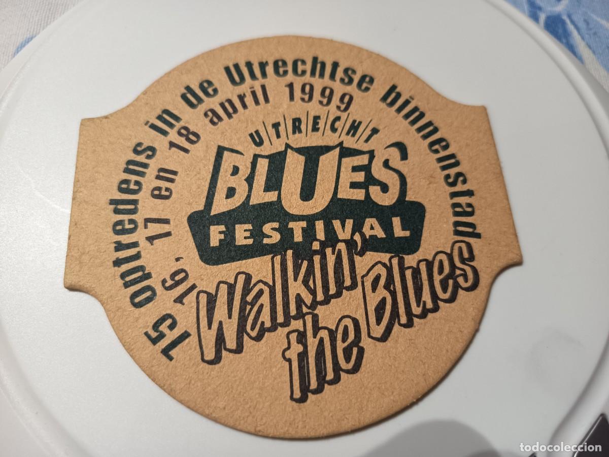 Otros art&iacute;culos de coleccionismo en papel: POSAVASOS CERVEZA GROLSCH-FESTIVAL DE BLUES 1999