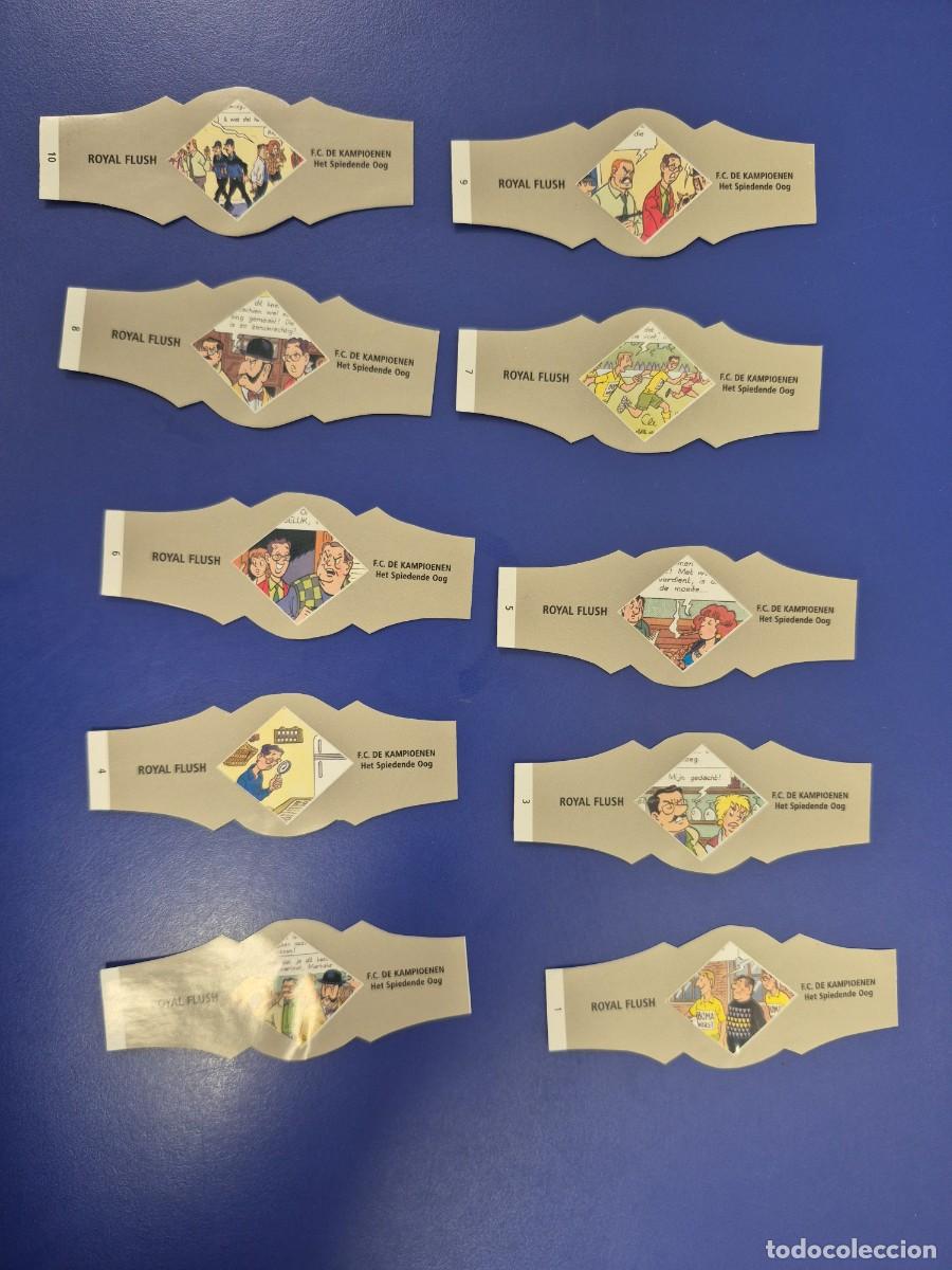 Otros art&iacute;culos de coleccionismo en papel: 10 VITOLAS MARCA ROYAL FLUST F.C. DE KAMPIOENEN SERIE COMPLETA