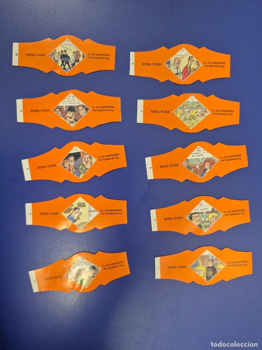 Otros art&iacute;culos de coleccionismo en papel: 10 VITOLAS MARCA ROYAL FLUST F.C. DE KAMPIOENEN SERIE COMPLETA