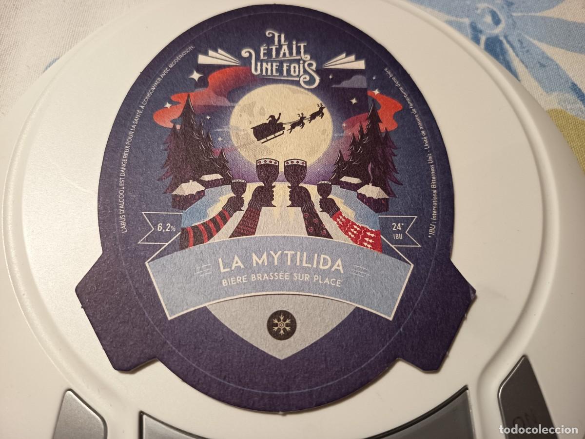 Otros art&iacute;culos de coleccionismo en papel: POSAVASOS CERVEZA LA MYTILIDA DE NAVIDAD
