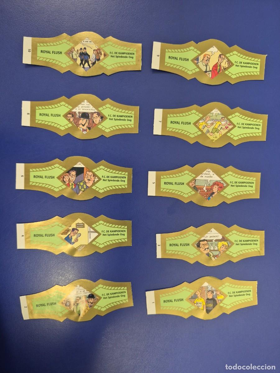 Otros art&iacute;culos de coleccionismo en papel: 10 VITOLAS MARCA ROYAL FLUST F.C. DE KAMPIOENEN SERIE COMPLETA