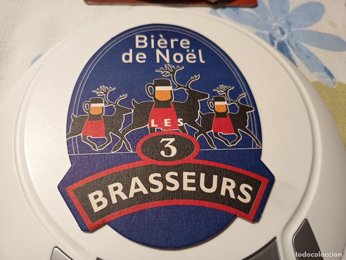 Otros art&iacute;culos de coleccionismo en papel: POSAVASOS CERVEZA 3 BRASSEURS DE NAVIDAD