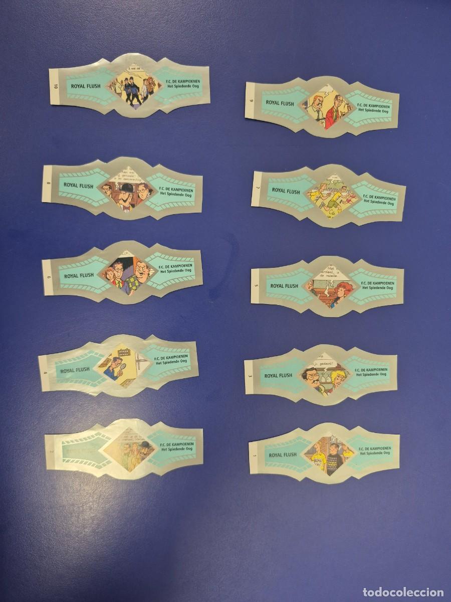 Otros art&iacute;culos de coleccionismo en papel: 10 VITOLAS MARCA ROYAL FLUST F.C. DE KAMPIOENEN SERIE COMPLETA