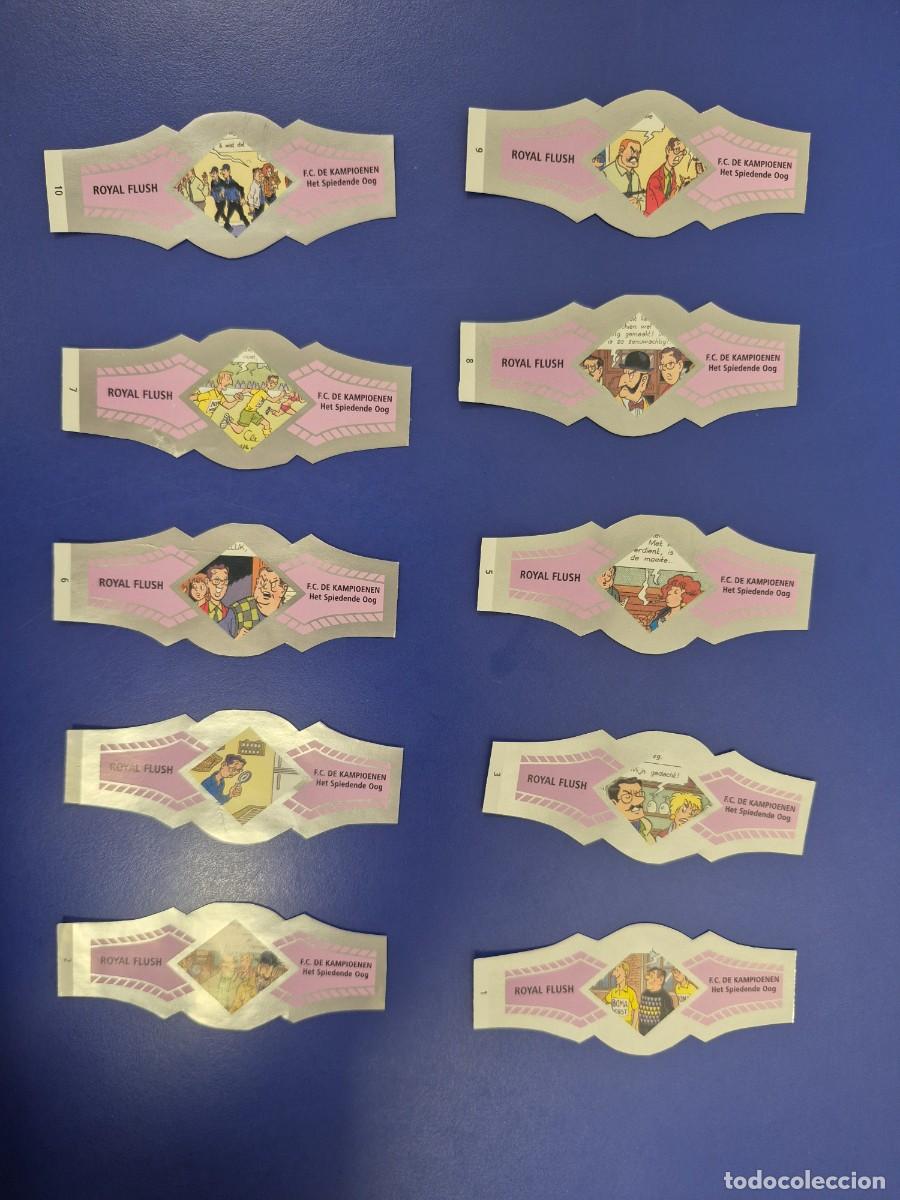 Otros art&iacute;culos de coleccionismo en papel: 10 VITOLAS MARCA ROYAL FLUST F.C. DE KAMPIOENEN SERIE COMPLETA