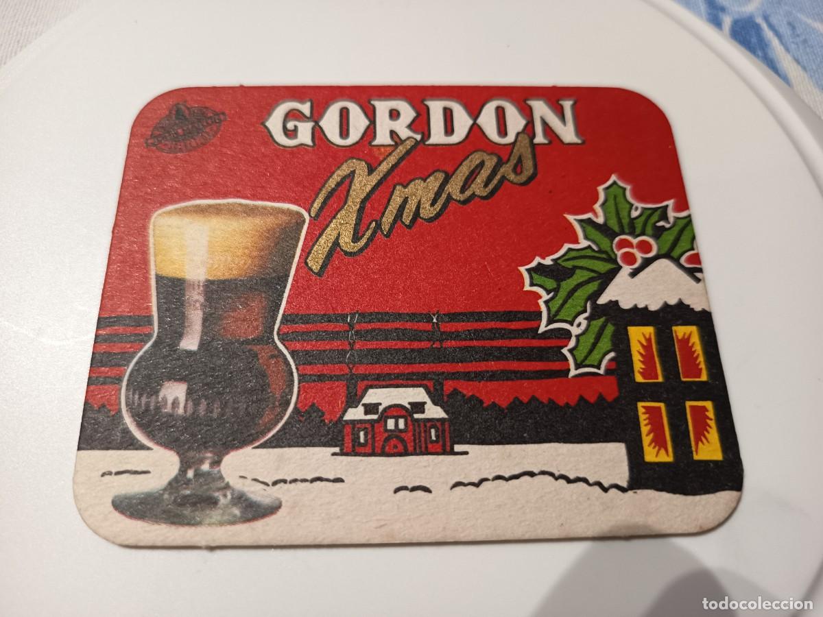 Otros art&iacute;culos de coleccionismo en papel: POSAVASOS CERVEZA GORDON X MAS DE NAVIDAD