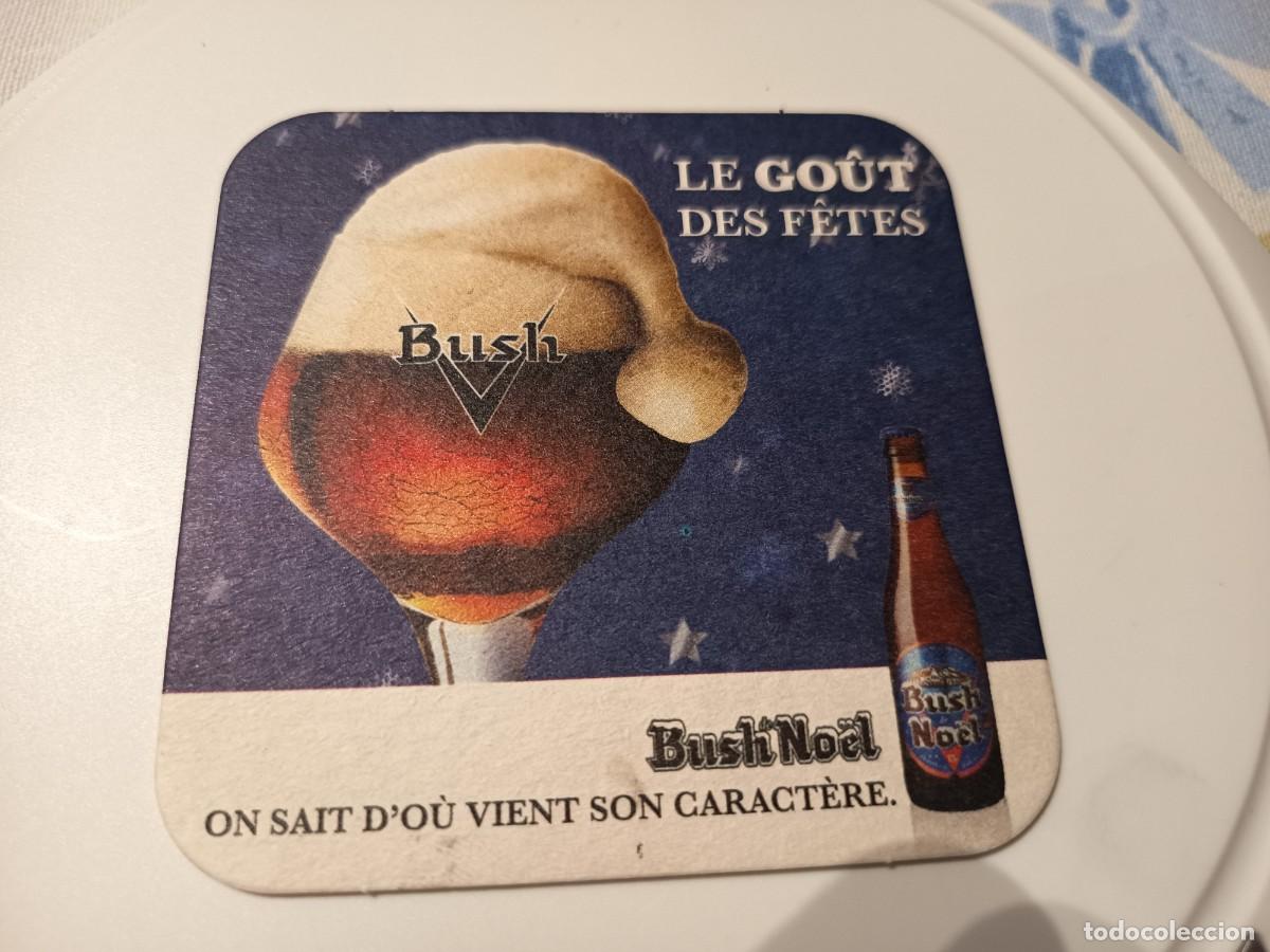Otros art&iacute;culos de coleccionismo en papel: POSAVASOS CERVEZA BUSH DE NAVIDAD