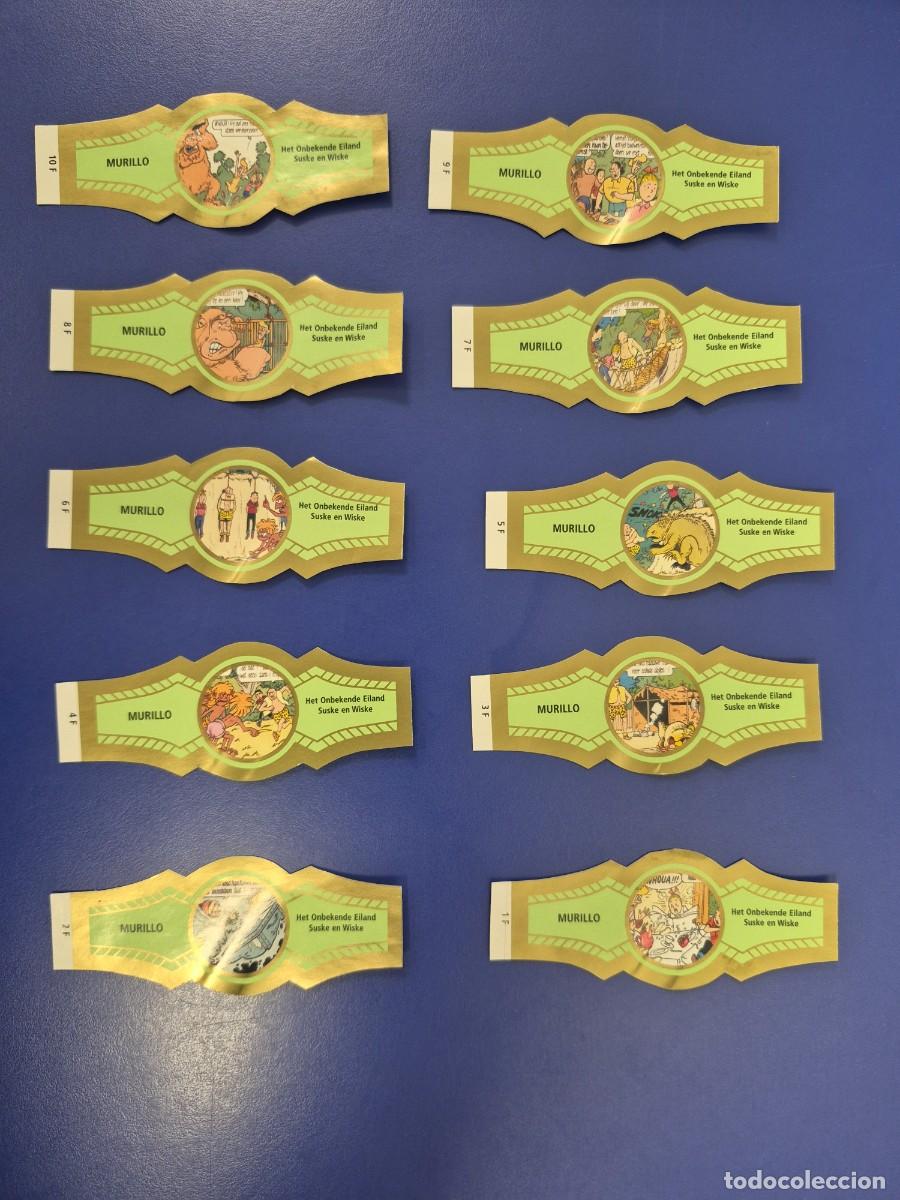 Otros art&iacute;culos de coleccionismo en papel: 10 VITOLAS MARCA ROYAL FLUST THE ONBEKENDE EILAND SERIE COMPLETA