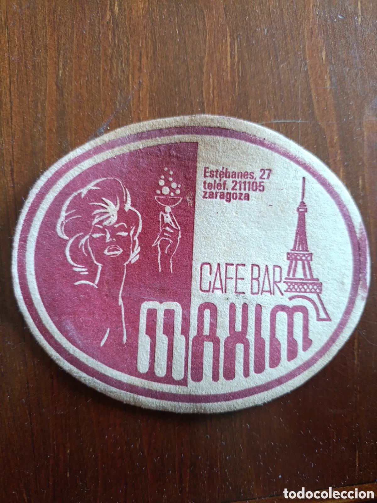 Otros art&iacute;culos de coleccionismo en papel: CAF&Eacute; BAR MAKIM ZARAGOZA [ POSAVASOS A&Ntilde;OS 40-50 ]