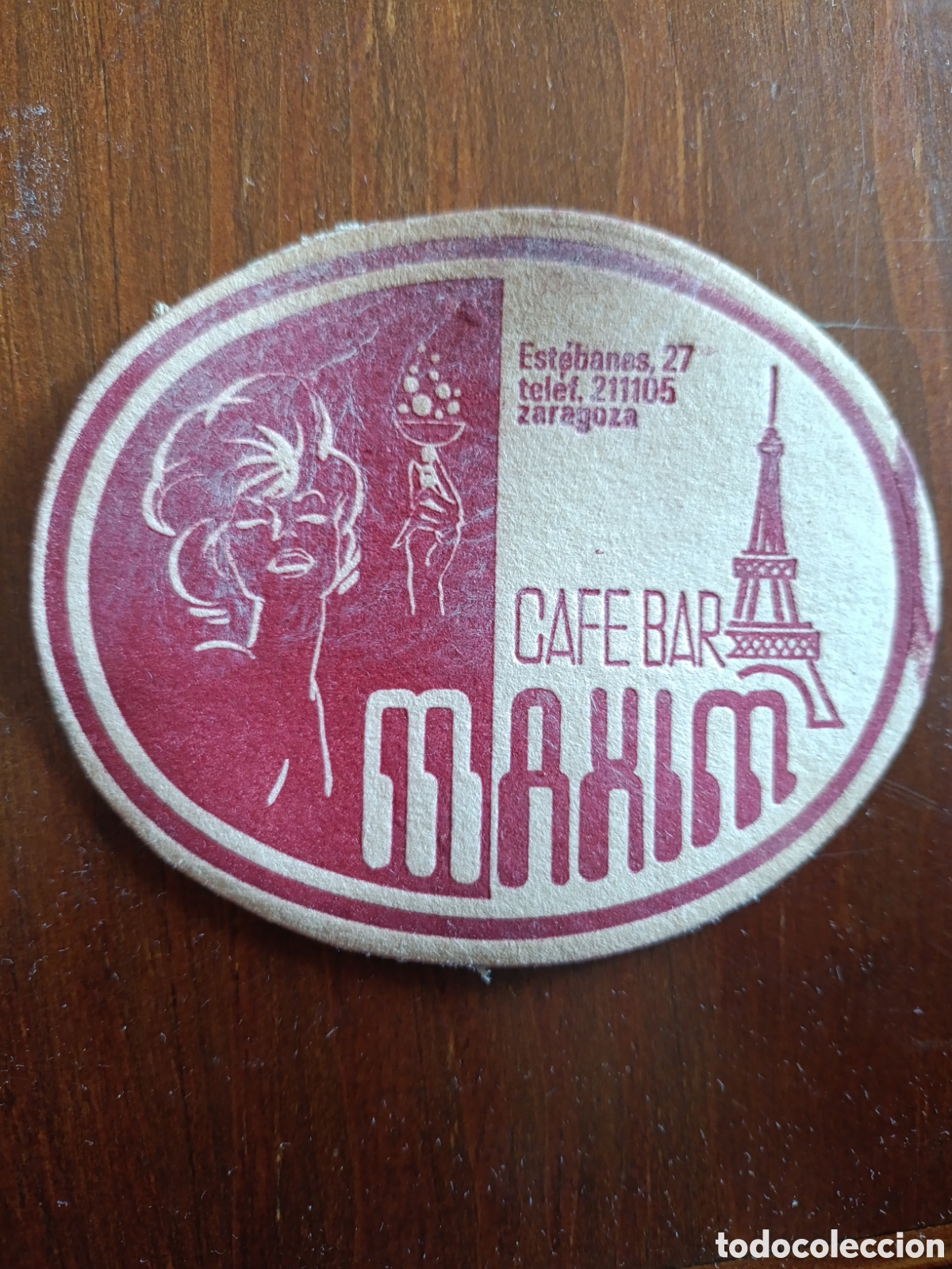 Otros art&iacute;culos de coleccionismo en papel: CAF&Eacute; BAR MAKIM ZARAGOZA [ POSAVASOS A&Ntilde;OS 40-50 ]