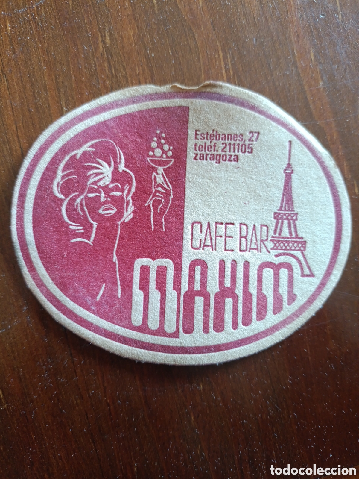 Otros art&iacute;culos de coleccionismo en papel: CAF&Eacute; BAR MAKIM ZARAGOZA [ POSAVASOS A&Ntilde;OS 40-50 ]