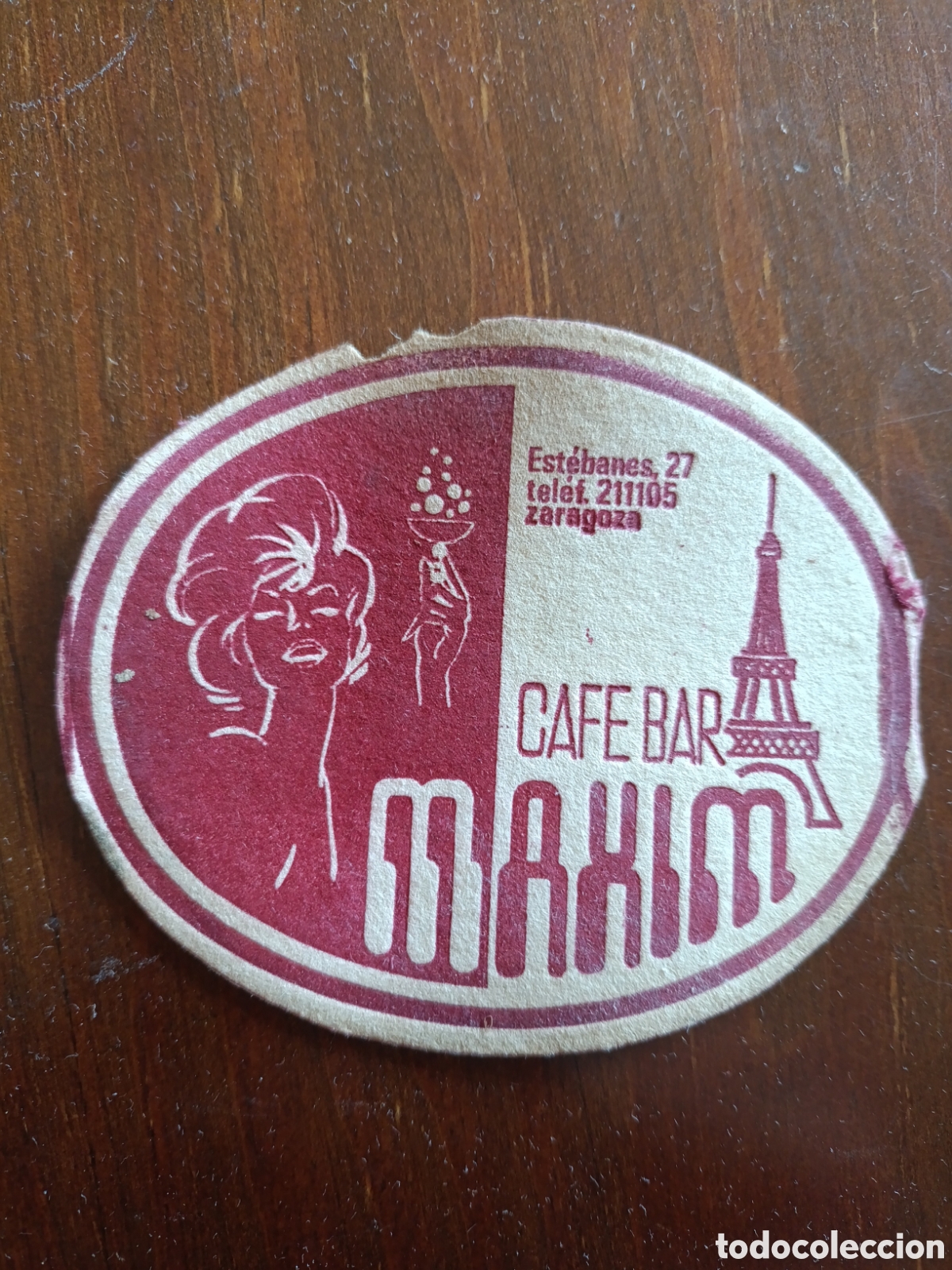 Otros art&iacute;culos de coleccionismo en papel: CAF&Eacute; BAR MAKIM ZARAGOZA [ POSAVASOS A&Ntilde;OS 40-50 ]