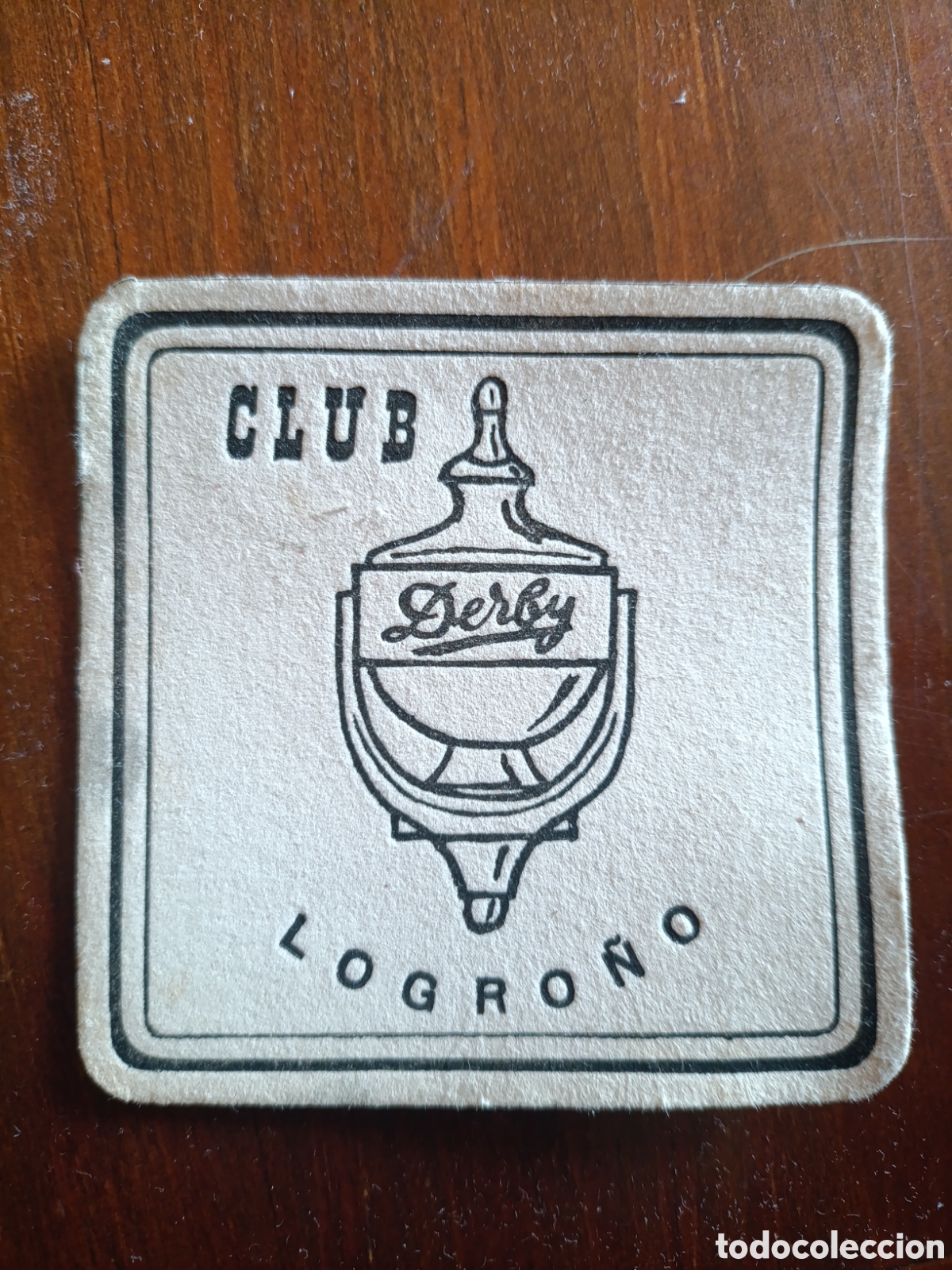 Otros art&iacute;culos de coleccionismo en papel: CLUB DERBY LOGRO&Ntilde;O [ POSAVASOS A&Ntilde;OS 40-50 ]