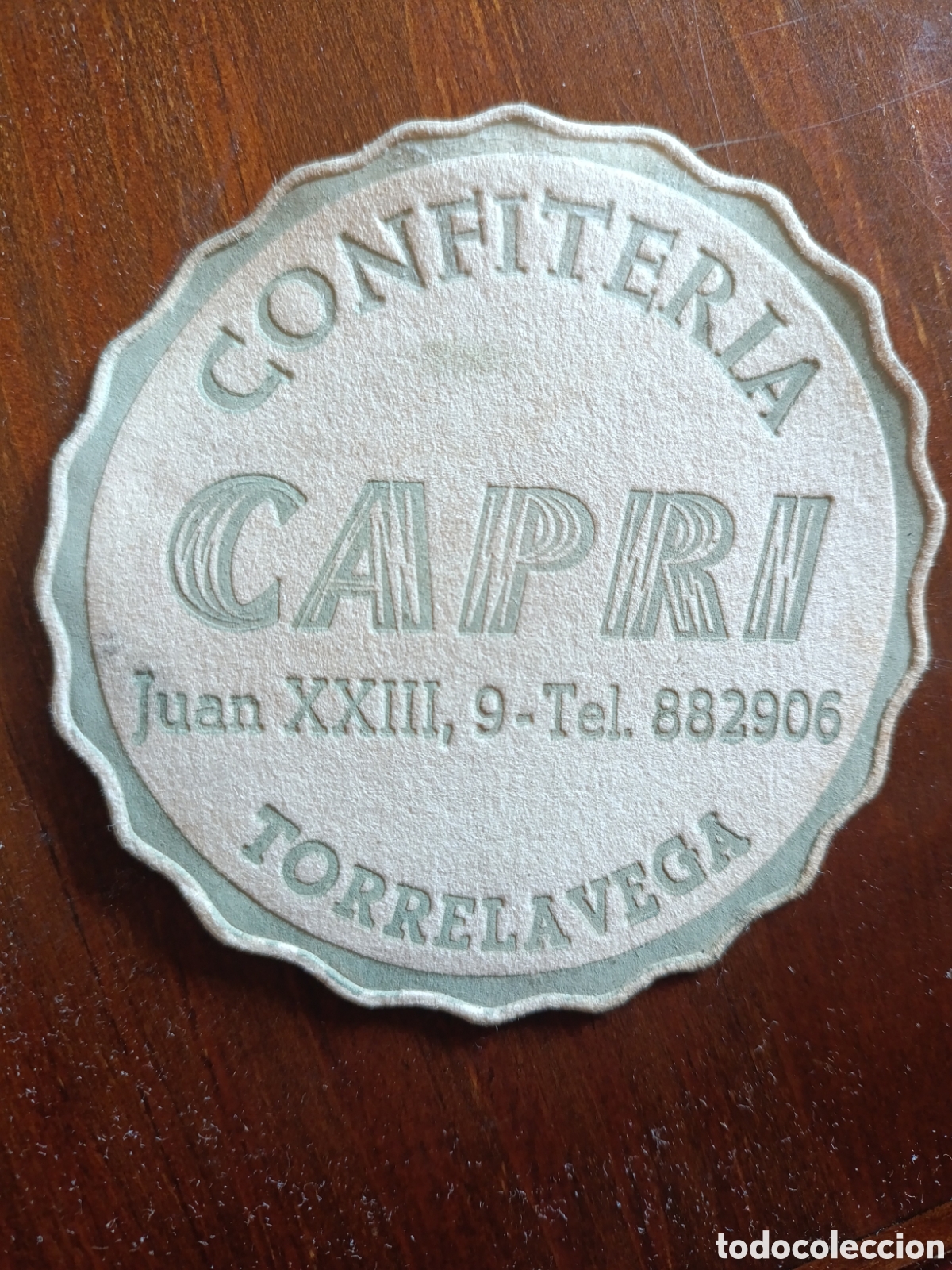 Otros art&iacute;culos de coleccionismo en papel: CONFITER&Iacute;A CAPRI TORRELAVEGA [ POSAVASOS A&Ntilde;OS 40-50 ]