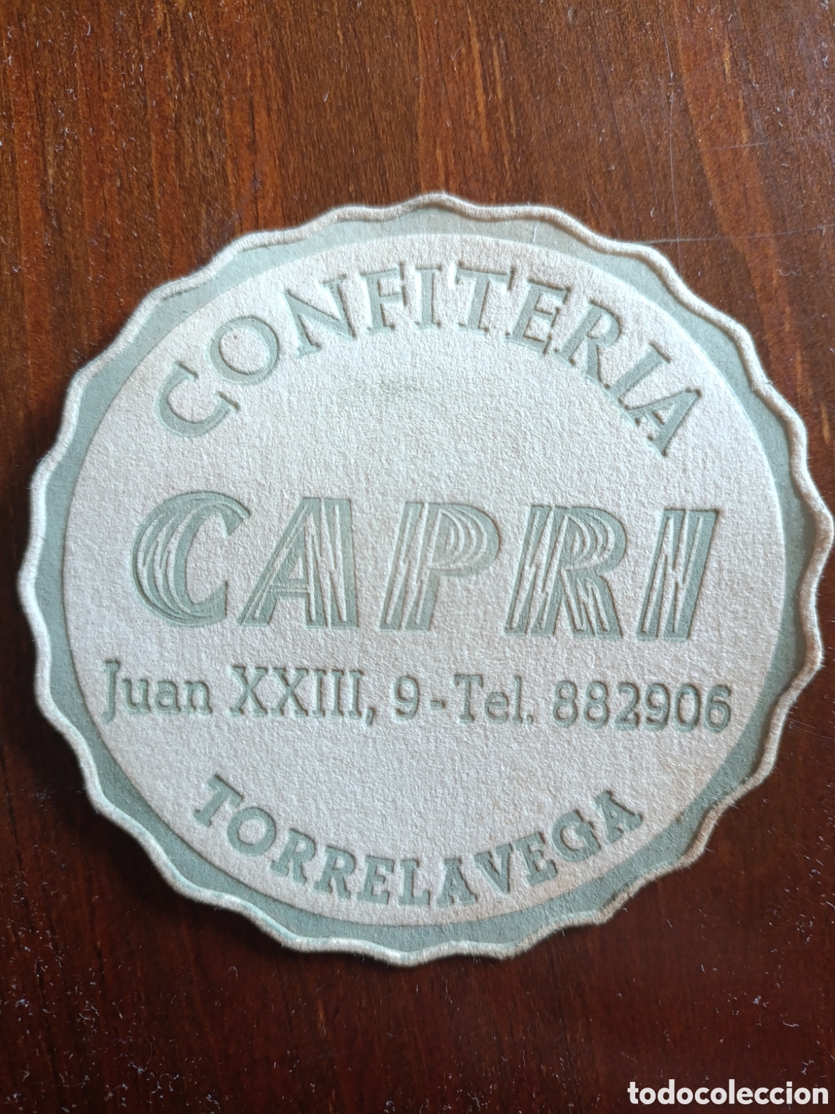Otros art&iacute;culos de coleccionismo en papel: CONFITER&Iacute;A CAPRI TORRELAVEGA [ POSAVASOS A&Ntilde;OS 40-50 ]