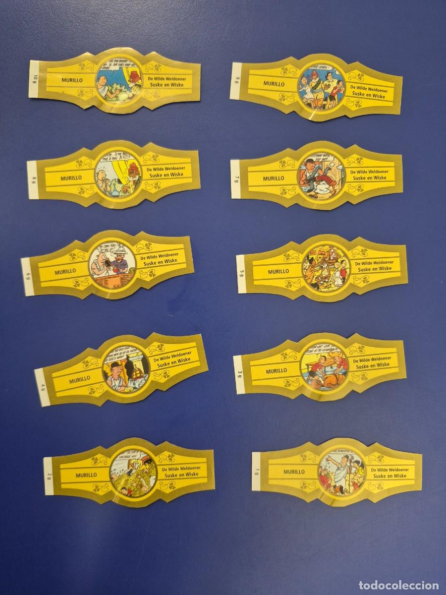 Altri oggetti di carta: 10 VITOLAS MARCA MURILLO DE WILDE WELDOENER SERIE COMPLETA