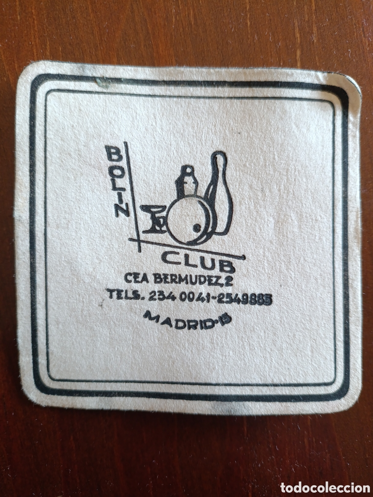 Otros art&iacute;culos de coleccionismo en papel: BOL&Iacute;N CLUB CEA BERM&Uacute;DEZ MADRID [ POSAVASOS A&Ntilde;OS 40-50 ]