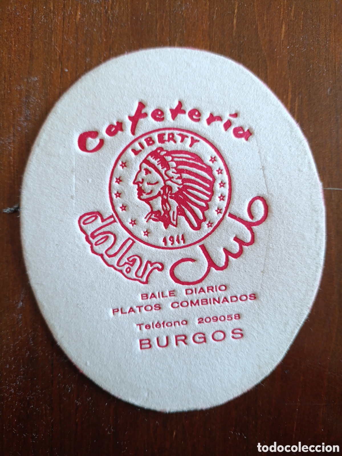 Otros art&iacute;culos de coleccionismo en papel: CAFETER&Iacute;A D&Oacute;LAR CLUB BAILE DIARIO PLATOS COMBINADOS BURGOS [ POSAVASOS A&Ntilde;OS 40-50 ]