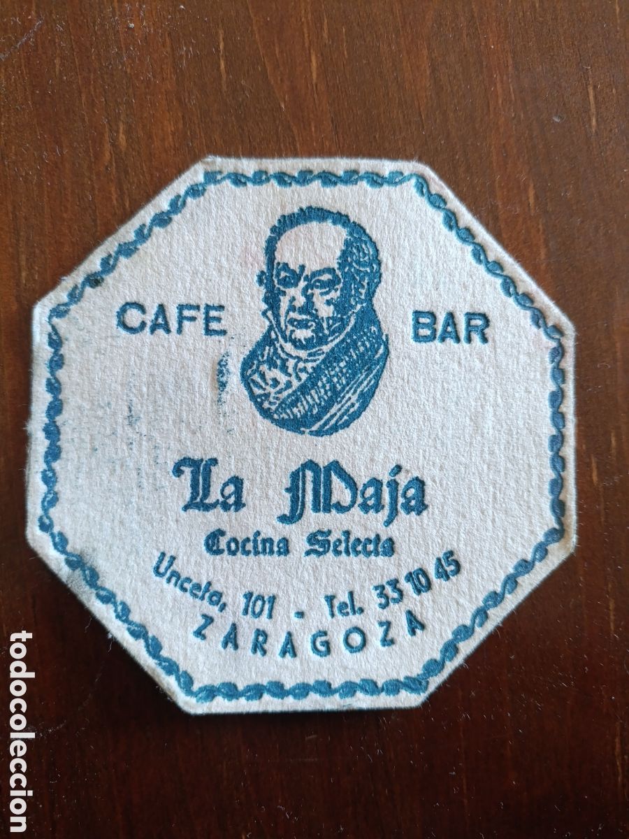 Otros art&iacute;culos de coleccionismo en papel: CAF&Eacute; BAR DAJA Zaragoza [ POSAVASOS A&Ntilde;OS 40-50 ]