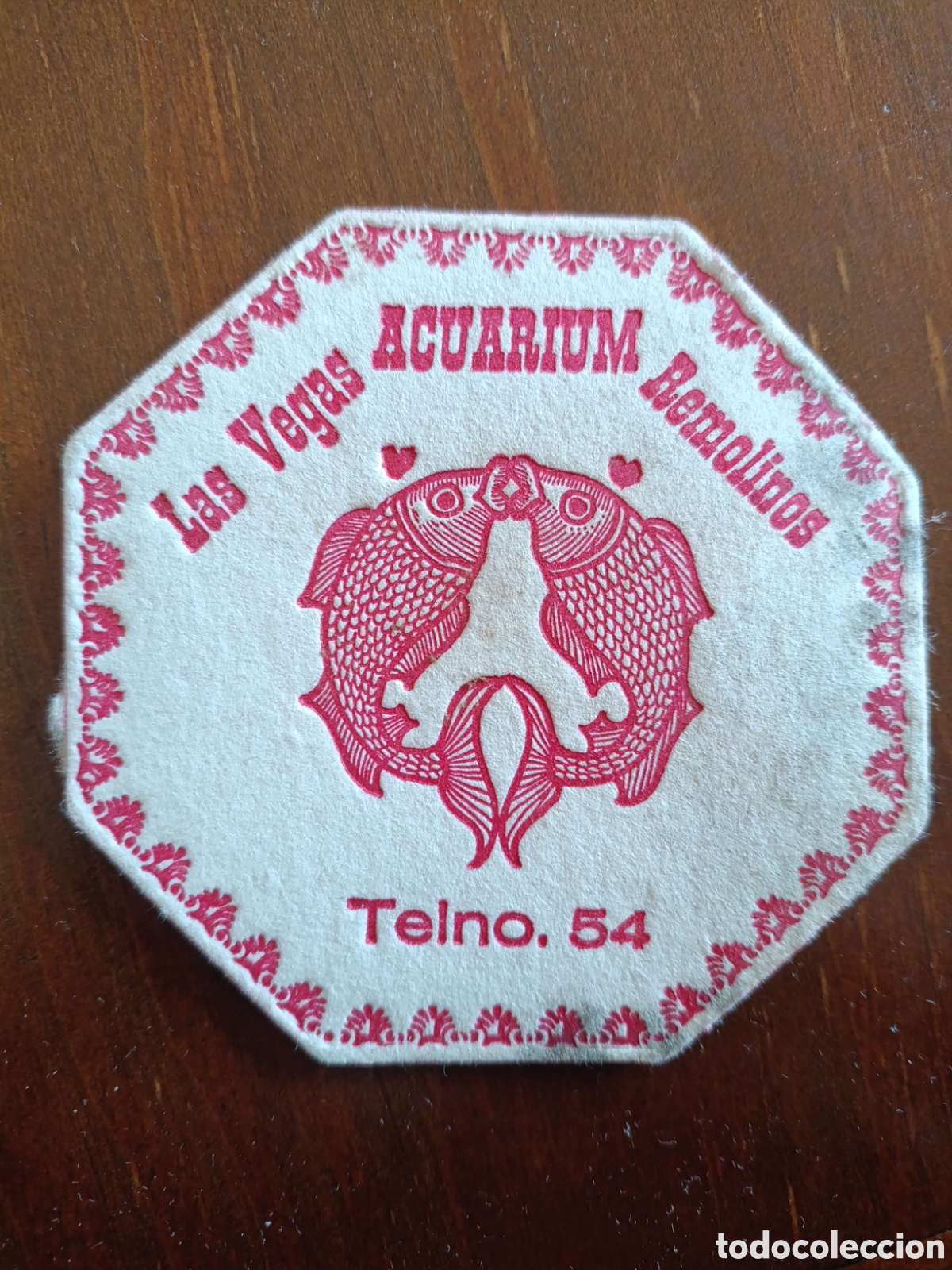 Otros art&iacute;culos de coleccionismo en papel: AQUARIUM LAS VEGAS REMOLINOS TENLO .54 [ POSAVASOS A&Ntilde;OS 40-50 ]