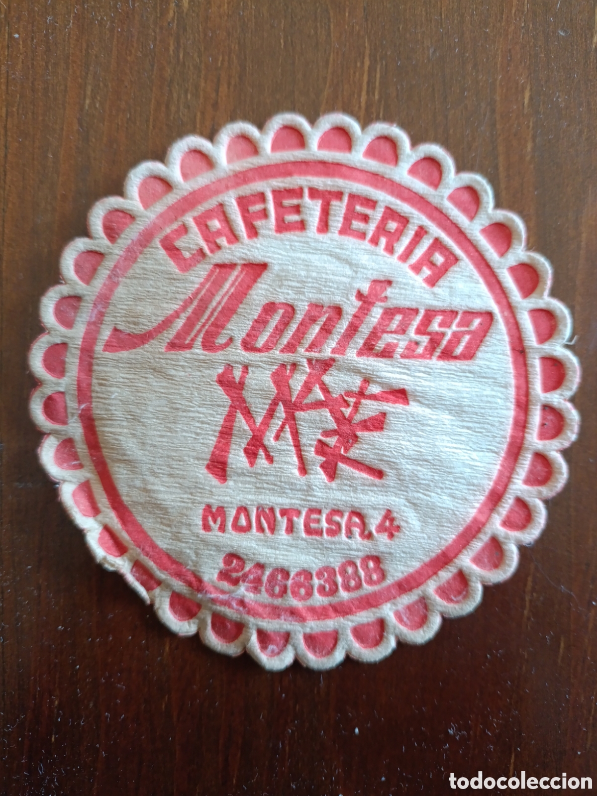 Otros art&iacute;culos de coleccionismo en papel: CAFETER&Iacute;A MONTESA [ POSAVASOS A&Ntilde;OS 40-50 ]