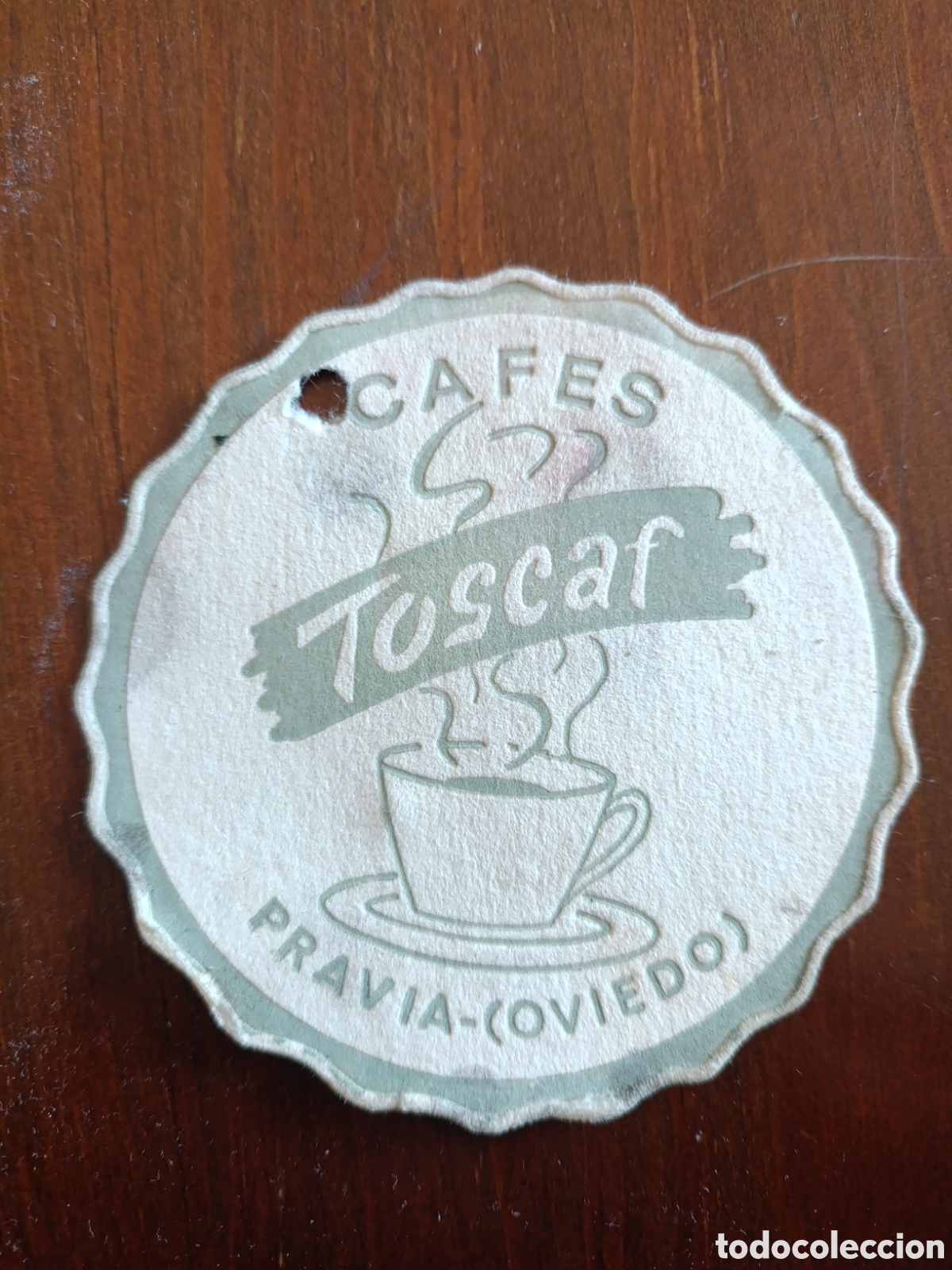 Otros art&iacute;culos de coleccionismo en papel: CAFE&Iacute;S TOSCAR PRAVIA OVIEDO [ POSAVASOS A&Ntilde;OS 40-50 ]