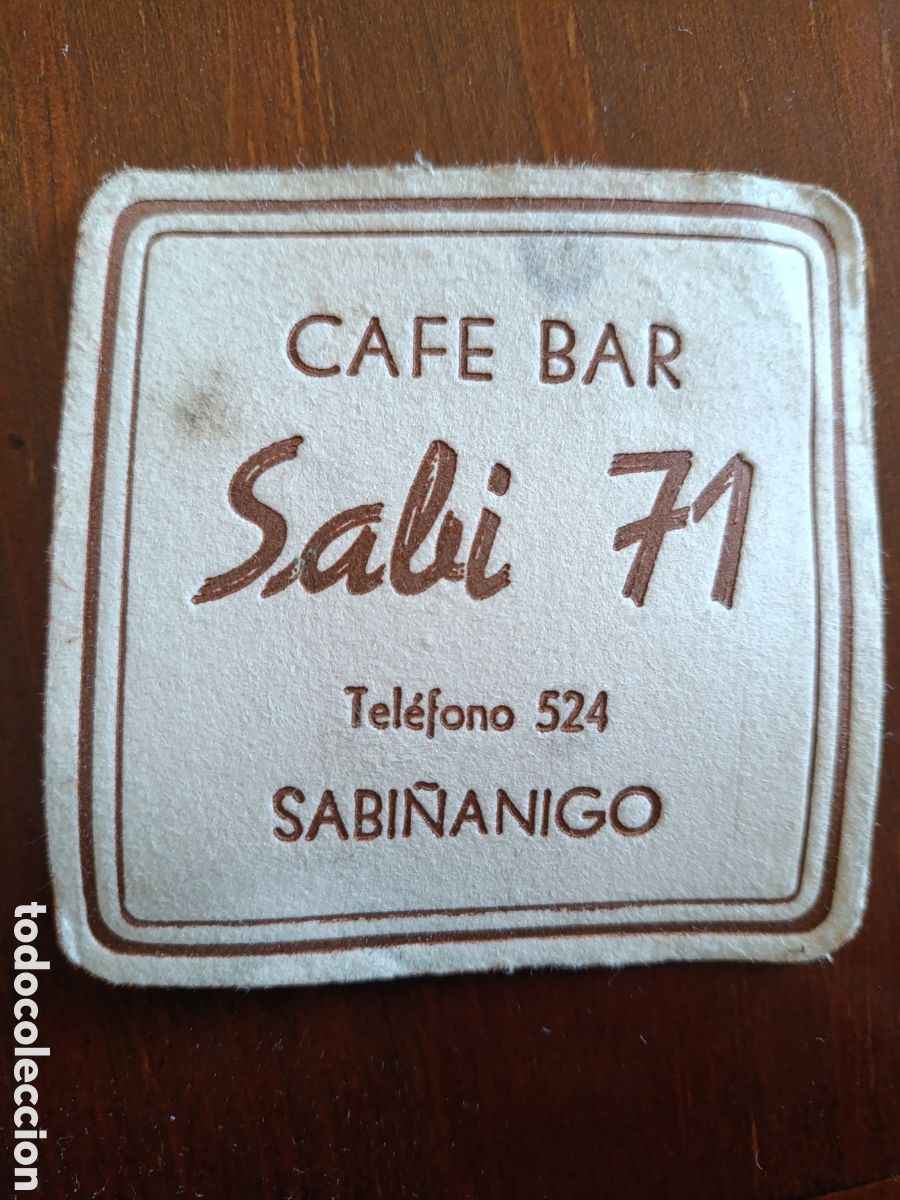Otros art&iacute;culos de coleccionismo en papel: CAF&Eacute; SALLI 71 SAVI&Ntilde;ANIGO[ POSAVASOS A&Ntilde;OS 40-50 ]
