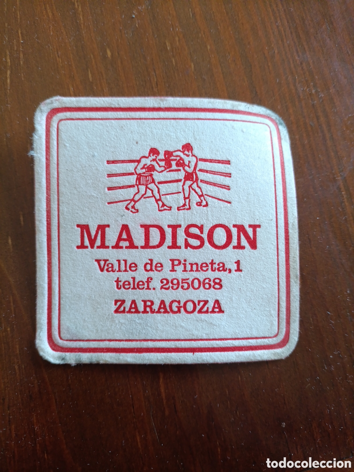 Otros art&iacute;culos de coleccionismo en papel: MADISON ZARAGOZA [ POSAVASOS A&Ntilde;OS 40-50 ]