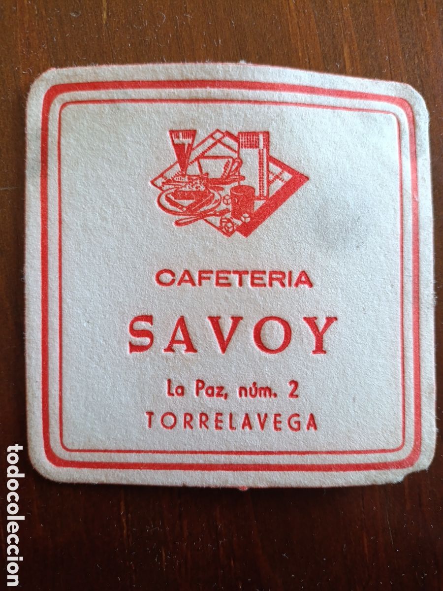 Otros art&iacute;culos de coleccionismo en papel: CAFETER&Iacute;A SAVOY TORRELAVEGA [ POSAVASOS A&Ntilde;OS 40-50 ]