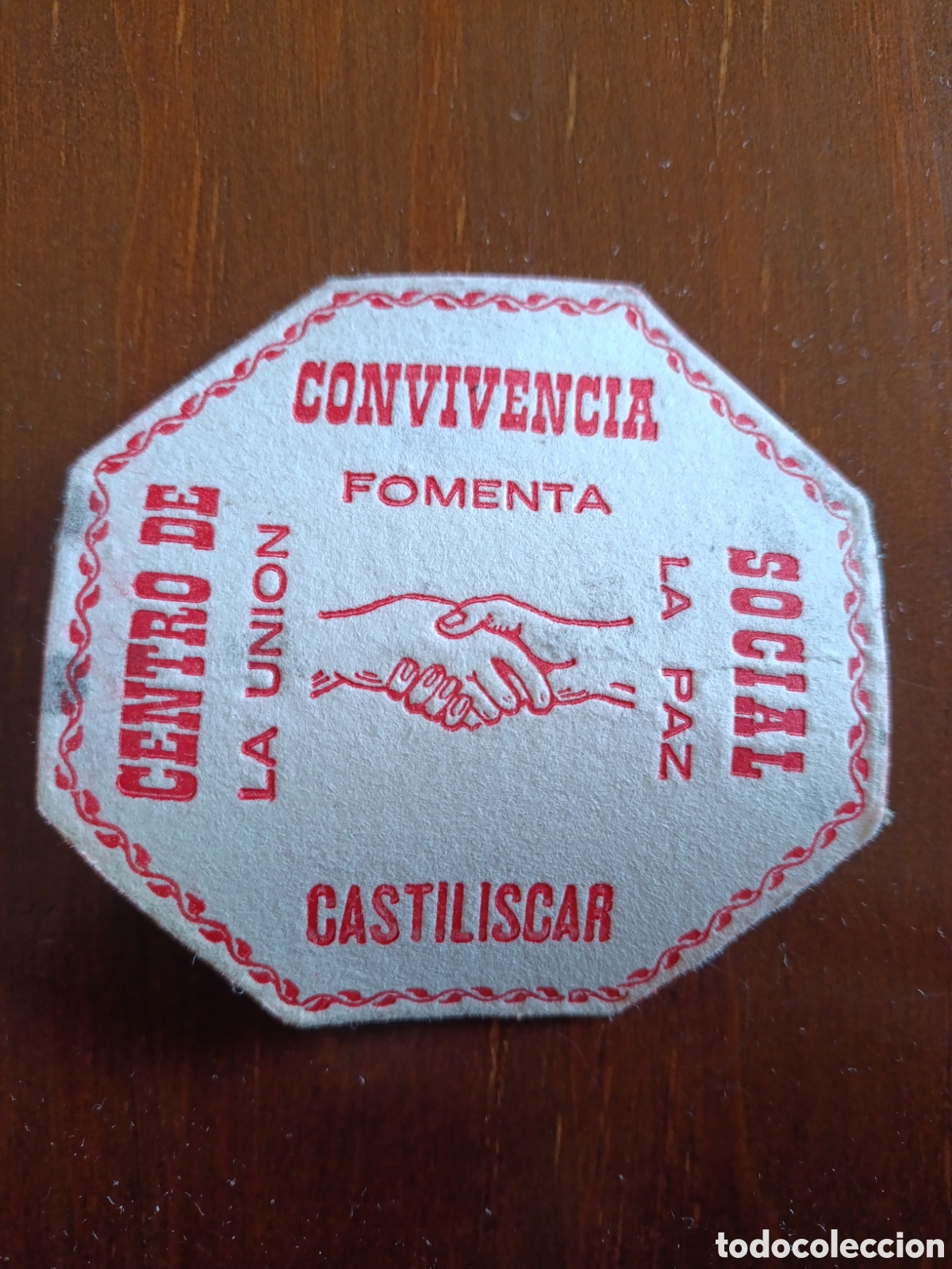 Otros art&iacute;culos de coleccionismo en papel: CONVIVENCIA FOMENTA CASTILISCAR [ POSAVASOS A&Ntilde;OS 40-50 ]