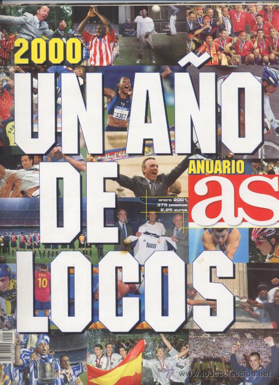 Coleccionismo deportivo: anuario del deporte del a&ntilde;o 2000 de as - Foto 1
