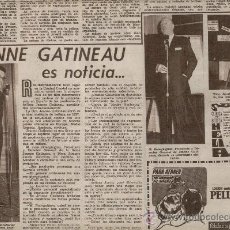 Coleccionismo deportivo: SUPLEMENTO FEMENINO DEL DIARIO DE BARCELONA. AÑO 1969. MODA.PIERVI.COSMETICA. JEANNE GATINEAU.