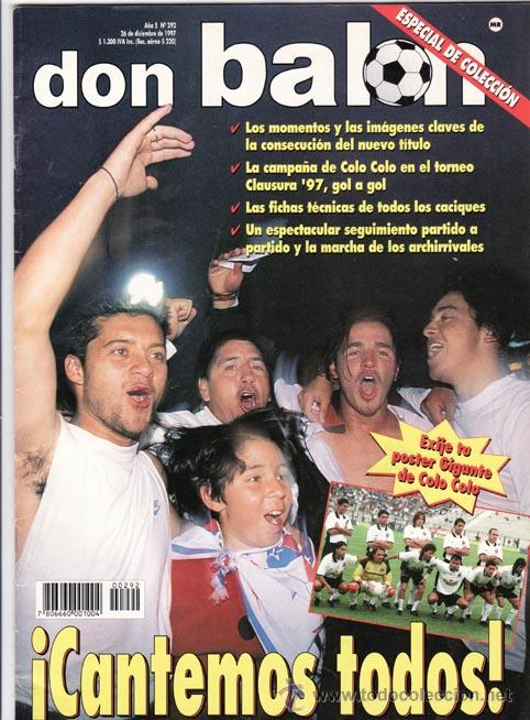 Coleccionismo deportivo: EXTRA COLO COLO CLAUSURA 97 - Foto 1