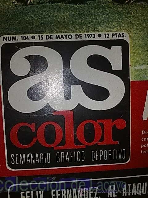 Coleccionismo deportivo: AS COLOR 15-5-73 - Foto 2