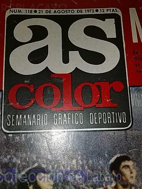 Coleccionismo deportivo: AS COLOR 21-8-73 - Foto 2