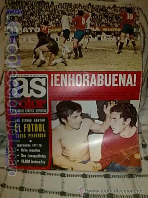 Coleccionismo deportivo: AS COLOR 23-1-73 - Foto 1