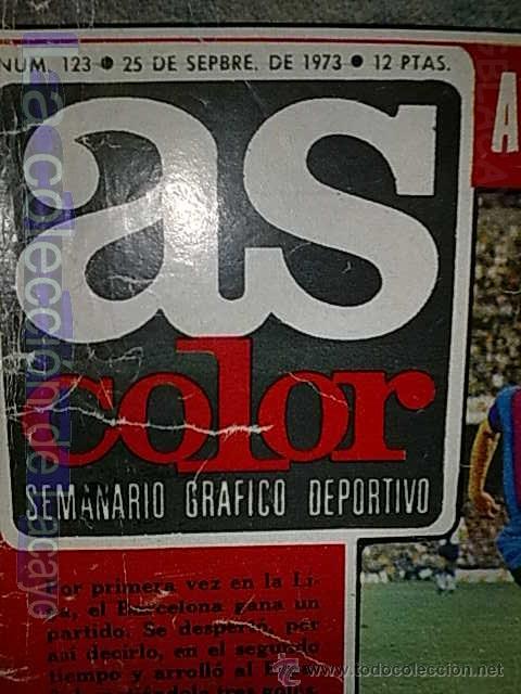 Coleccionismo deportivo: AS COLOR 25-10-73 - Foto 2