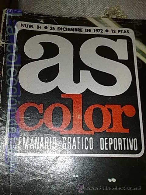 Coleccionismo deportivo: AS COLOR 26-12-72 - Foto 2