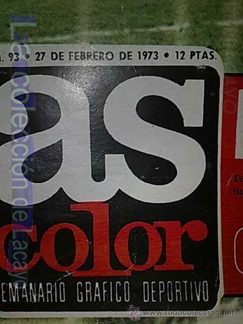 Coleccionismo deportivo: AS COLOR 27-2-73 - Foto 2