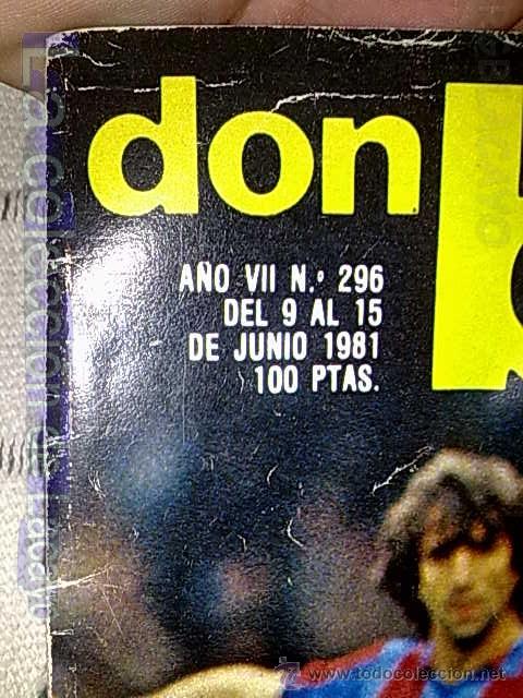 Coleccionismo deportivo: DON BALON 1981 - Foto 2