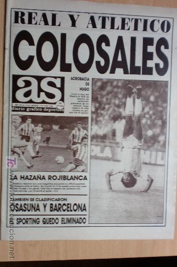 Coleccionismo deportivo: AS-1985-N&ordm;5592-HUGO - Foto 1
