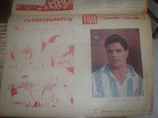 Coleccionismo deportivo: Vida Deportiva-RCD Español 19-5-1947- - Foto 2 - 27551796