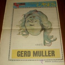Coleccionismo deportivo: REVISTA DE QUINIELAS PUEBLO 1972 : GALERIA DE ASES GERD MULLER - HOMENAJE A CALLEJA. Lote 26915213