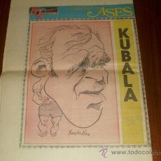 Coleccionismo deportivo: REVISTA DE QUINIELAS PUEBLO 1972 : GALERIA DE ASES KUBALA -ASENSI ,IRIBAR - VICENTE MARCO. Lote 26915338